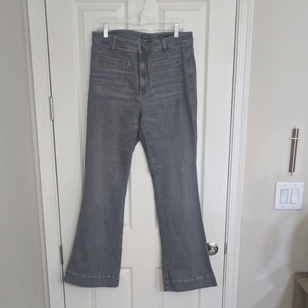 JJill Gray Flare Jeans
